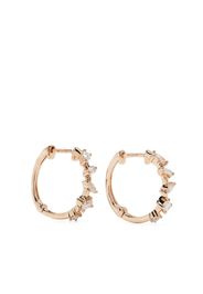 Dana Rebecca Designs 14kt rose gold Alexa Jordyn diamond hoop earrings - Oro