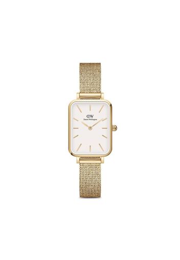 Daniel Wellington Quadro Pressed Evergold 20x26mm - Bianco