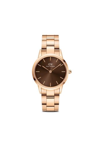 Daniel Wellington Iconic Link Amber 32mm - Marrone