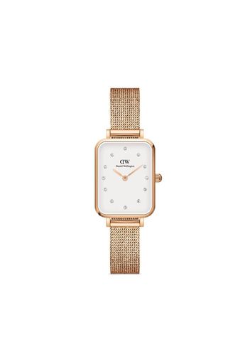 Daniel Wellington Quadro Pressed Melrose Lumine 26mm - Bianco