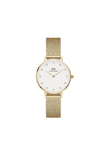 Daniel Wellington Petite Pressed Evergold 28mm - Bianco