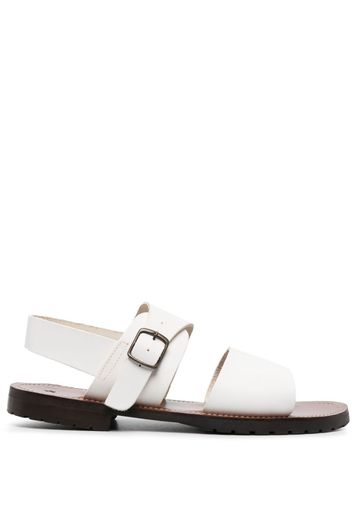 Daniela Gregis double-strap calf-leather sandals - Bianco