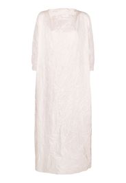 Daniela Gregis silk maxi long-sleeved dress - Rosa