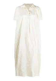 Daniela Gregis Chemisier lungo con scollo a V - Verde