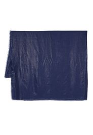 D'aniello frayed-edge scarf - Blu