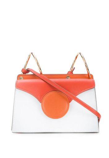 Borsa a tracolla con design color-block