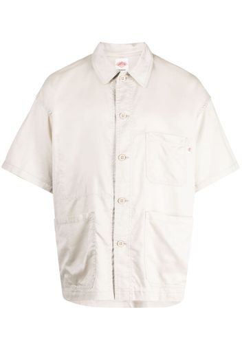 Danton short-sleeve cotton shirt - Toni neutri