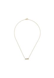 Collana Kisses in oro giallo 14kt con diamanti