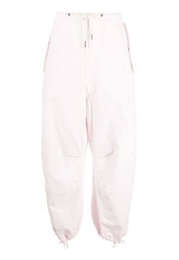 Dark Park cotton drawstring trousers - Rosa