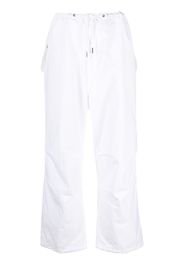 Dark Park drawstring-fastening track pants - Bianco