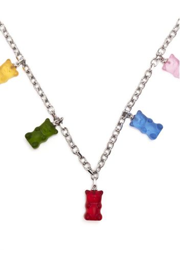 DARKAI gummy-bear pendants necklace - Argento