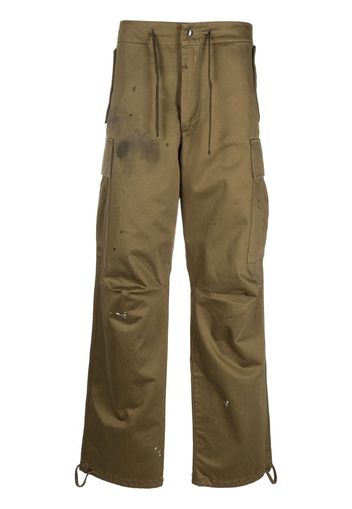 DARKPARK wide-leg cargo trousers - Verde