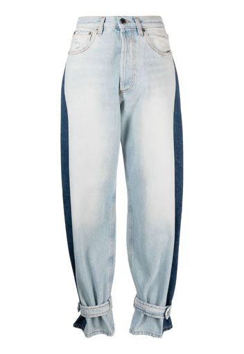 DARKPARK high-waisted two-tone jeans - Blu