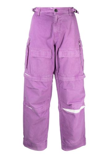 DARKPARK wide-leg cargo pants - Viola