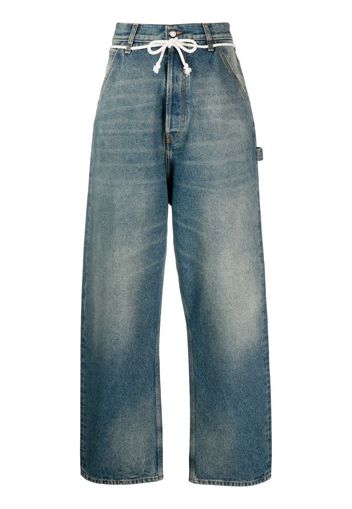 DARKPARK washed-denim boyfriend jeans - Blu