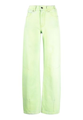 DARKPARK wide-leg denim jeans - Giallo