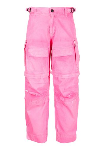 DARKPARK multiple cargo-pocket trousers - Rosa