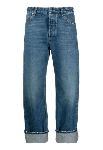 DARKPARK Liz straight-leg cropped jeans - Blu