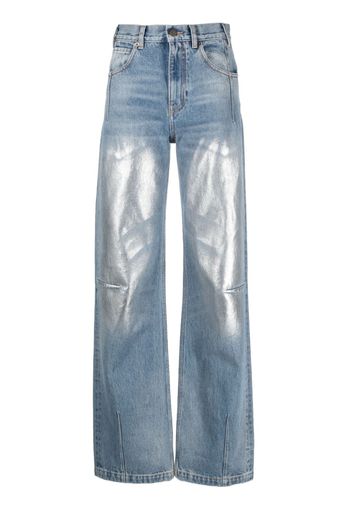 DARKPARK high-rise wide-leg jeans - Blu