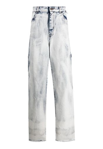 DARKPARK Jeans a vita alta effetto vissuto - Blu