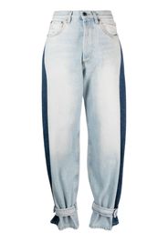 DARKPARK high-waisted two-tone jeans - Blu