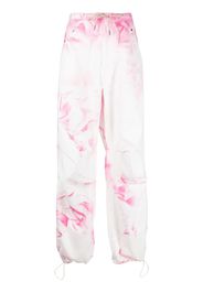 DARKPARK bleach-effect wide-leg trousers - Rosa