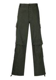 DARKPARK wide-leg straight trousers - Verde