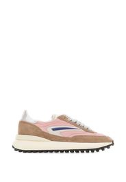 D.A.T.E. Athleta suede-detail sneakers - Rosa