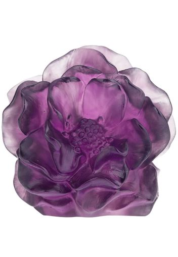 Daum Camellia decorative crystal flower - Viola