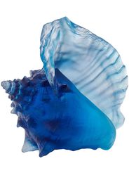 Daum Large Shell Mer de Corail crystal centerpiece - Blu