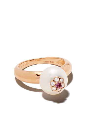 Anello in oro 18kt con diamanti Berry