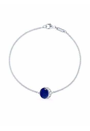 David Morris 18kt white gold Fortuna lapis lazuli and diamond bracelet - Argento