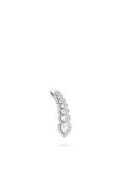 David Morris Ear cuff con diamanti taglio rosa - Argento