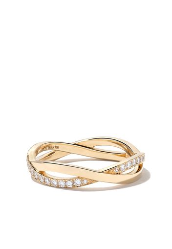 De Beers Jewellers Anello ‘Infinity’ in oro giallo 18kt e diamanti - YELLOW GOLD