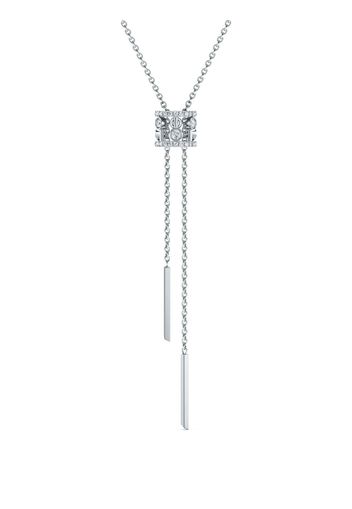 De Beers Jewellers Collana Dewdrop in oro bianco 18kt con diamanti - Argento