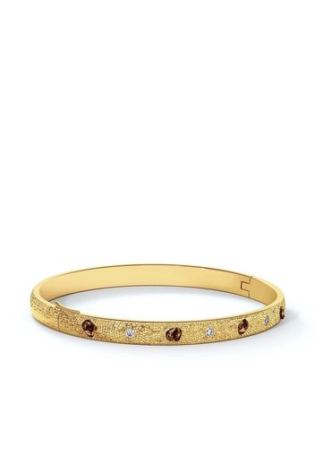 De Beers Jewellers Bracciale rigido Talisman in oro 18kt con diamante