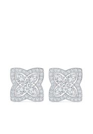 De Beers Jewellers Orecchini Enchanted Lotus in oro bianco 18kt con diamanti