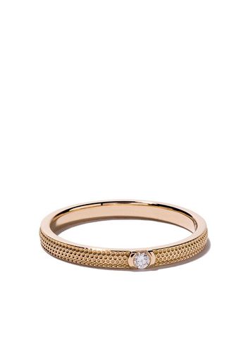 Anello ‘Azulea One-Diamond’ in oro rosa 18kt