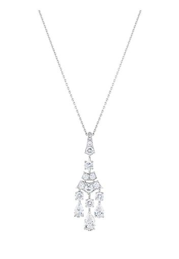 Collana ‘Frost’ in oro bianco 18kt e diamanti con pendente