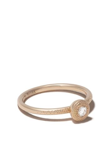 Anello in oro rosa 18kt e diamanti Talisman