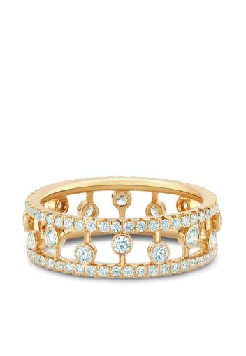 18kt yellow gold Dewdrop diamond band