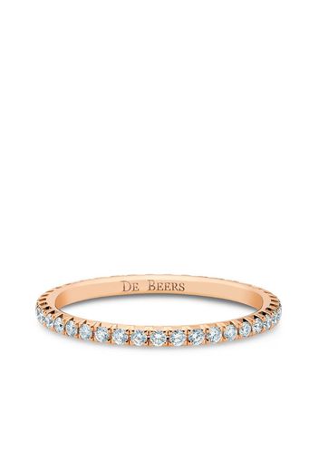 18kt rose gold diamond Aura Eternity band ring