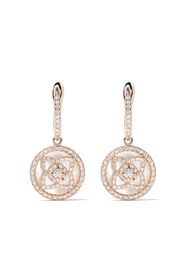 Orecchini Enchanted Lotus in madreperla, diamanti e oro rosa 18kt