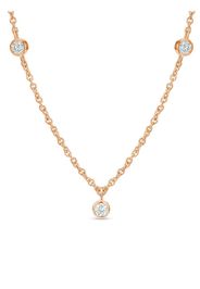 Collana corta Clea in oro rosa 18kt con diamante