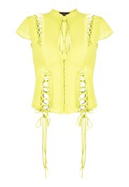 De La Vali Trapeze short-sleeve top - Verde