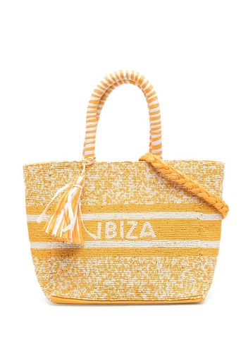 DE SIENA SHOES Borsa tote Portofino con decorazione - Giallo