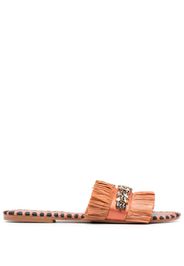 DE SIENA SHOES Semira Palo Santo flat slides - Arancione