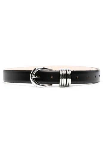 DEHANCHE Hollyhock leather belt - Nero