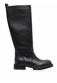 Del Carlo knee-length slip-on boots - Nero