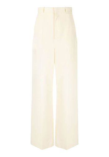 DEL CORE high-waisted wide-leg trousers - Toni neutri